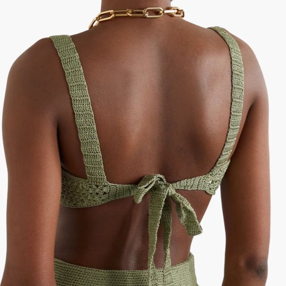 SAVANNAH MORROW Lizzie crocheted cotton bra top - Picture 3 of 4